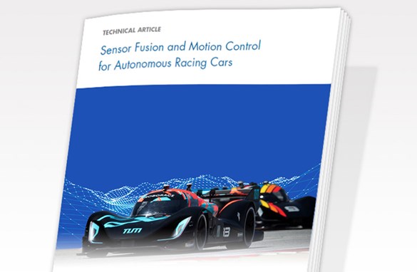 Sensor Fusion and Motion Control for Autonomous Racing Cars